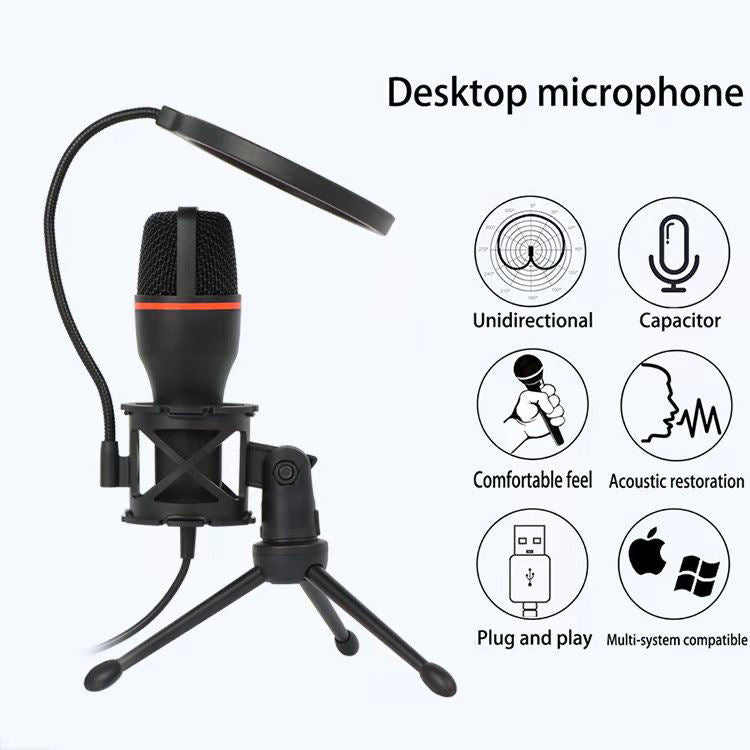 RGB/non RGB gaming microphone